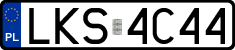 License plates of Poland, Regular car plates