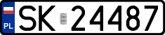 License plates of Poland, Regular car plates