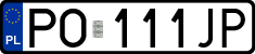 License plates of Poland, Regular car plates