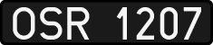 License plates of Poland, 1976 year system