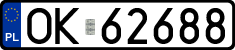 License plates of Poland, Regular car plates