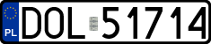License plates of Poland, Regular car plates