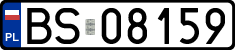 License plates of Poland, Regular car plates