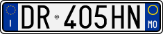 License plate of Italy, Cars (1994 year series)