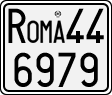 License plate of Italy, Motorcycles (1927 year series)