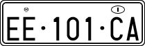 License plate of Italy, Temporary