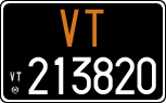 License plate of Italy, Cars (1927 year series)