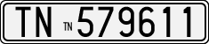 License plate of Italy, Cars (1927 year series)