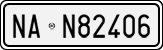 License plate of Italy, Cars (1927 year series)