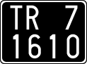 License plate of Italy, Cars (1927 year series)