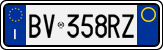License plate of Italy, Cars (1994 year series)