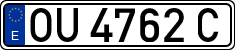 License plates of Spain, 1971 year series