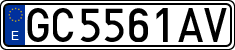 License plates of Spain, 1971 year series