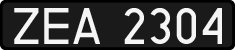 License plates of Poland, 1976 year system