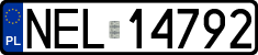 License plates of Poland, Regular car plates