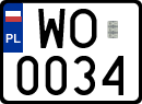 License plates of Poland, Special vehicles and motorcycles