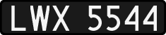 License plates of Poland, 1976 year system