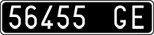 License plate of Italy, Cars (1927 year series)