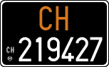 License plate of Italy, Cars (1927 year series)