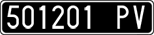 License plate of Italy, Cars (1927 year series)