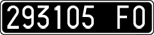License plate of Italy, Cars (1927 year series)