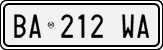 License plate of Italy, Cars (1994 year series)
