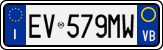 License plate of Italy, Cars (1994 year series)