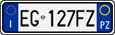 License plate of Italy, Cars (1994 year series)