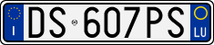 License plate of Italy, Cars (1994 year series)