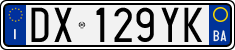 License plate of Italy, Cars (1994 year series)