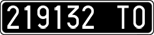 License plate of Italy, Cars (1927 year series)