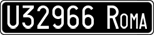 License plate of Italy, Cars (1927 year series)