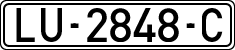 License plates of Spain, 1971 year series