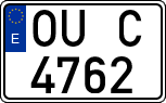 License plates of Spain, 1971 year series