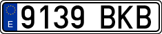 License plates of Spain, Ordinary (2000)