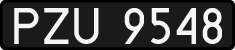 License plates of Poland, 1976 year system