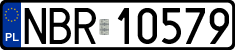 License plates of Poland, Regular car plates