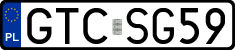 License plates of Poland, Regular car plates