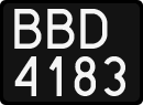 License plates of Poland, 1976 year system