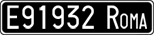 License plate of Italy, Cars (1927 year series)