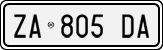 License plate of Italy, Cars (1994 year series)