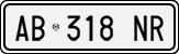 License plate of Italy, Cars (1994 year series)
