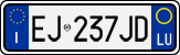 License plate of Italy, Cars (1994 year series)