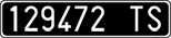 License plate of Italy, Cars (1927 year series)