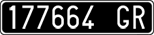 License plate of Italy, Cars (1927 year series)
