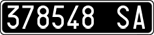 License plate of Italy, Cars (1927 year series)