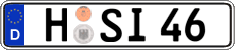German license plate, Regular plates