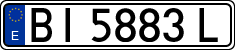 License plates of Spain, 1971 year series