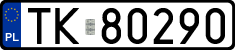 License plates of Poland, Regular car plates