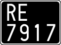 License plate of Italy, Cars (1927 year series)